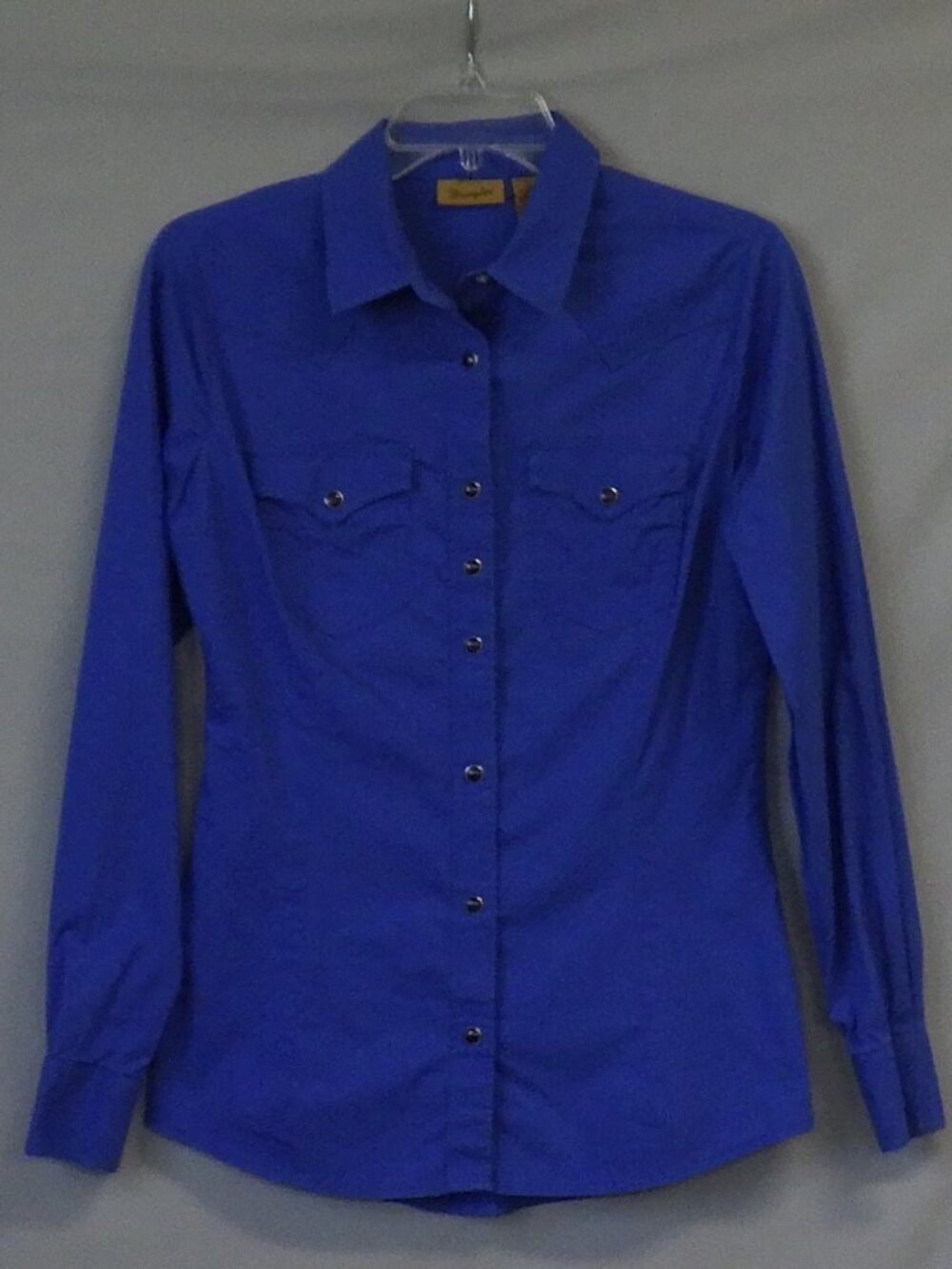 Women's Royal Blue Wrangler Snap Shirt